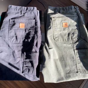 CARHARTT WASHED DUCK WORK  LOOSE FIT PANTS